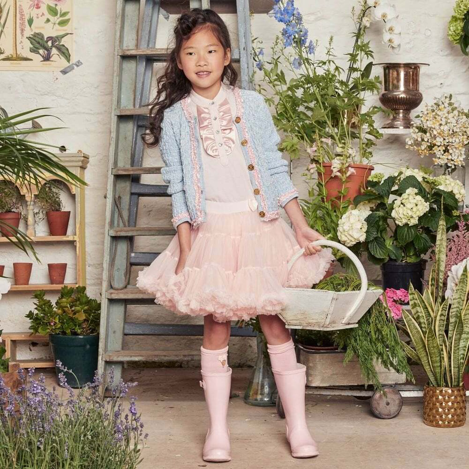 Girls Pink Tutu Skirt, 3, hi-res image number null