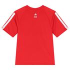 Boys Red Marvel Logo T-Shirt, 1, hi-res