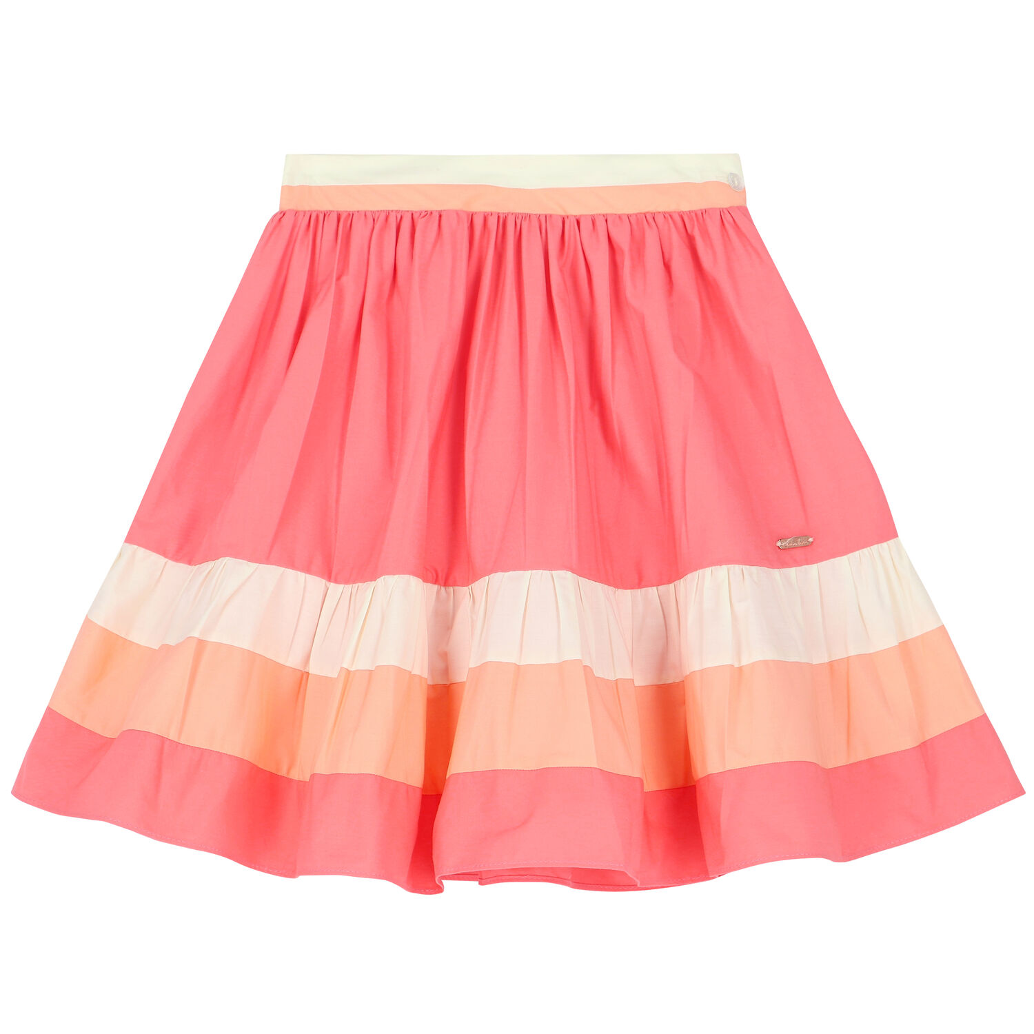 Girls Coral Flared Skirt, 1, hi-res