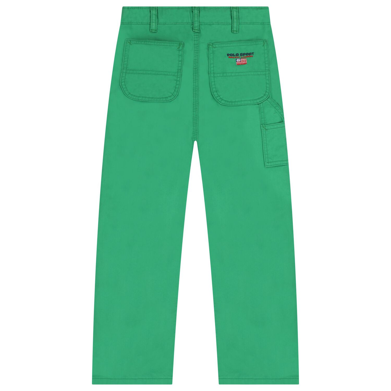 Boys Green Logo Jeans, 1, hi-res