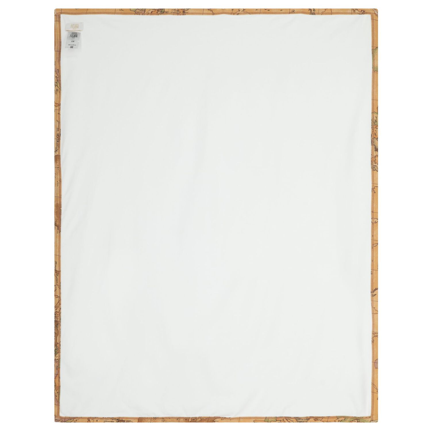 طقم هدايا ملابس اطفال بنقشة جغرافية باللونين الابيض و البيج, 1, hi-res