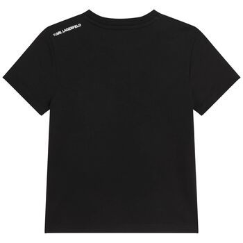Boys Black Logo T-Shirt