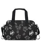 Black & White Choupette Logo Baby Changing Bag ( 37cm ), 1, hi-res