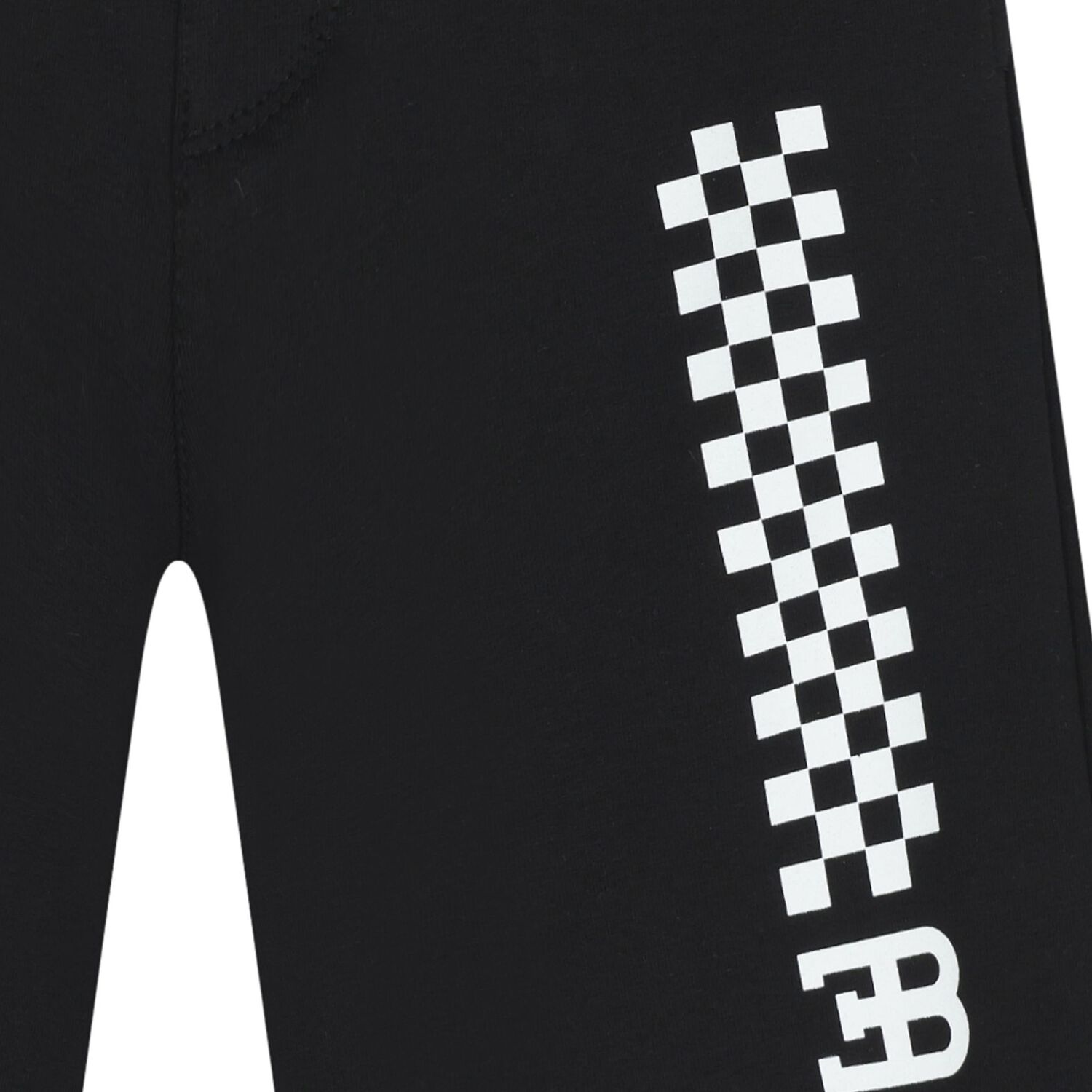 Boys Black Logo Shorts, 2, hi-res