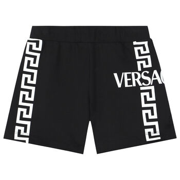 Black Logo Shorts