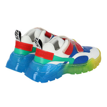 حذاء رياضي بالشعار متعدد الاألوان للأولاد