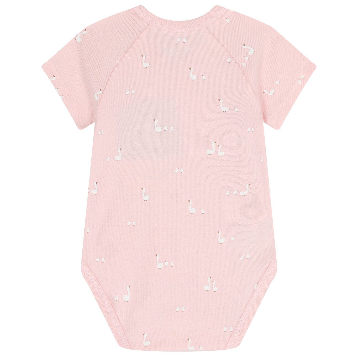 Baby Girls White & Pink Bodysuits ( 2-Pack ), 4, hi-res