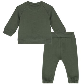 Baby Boys Green Logo Tracksuit