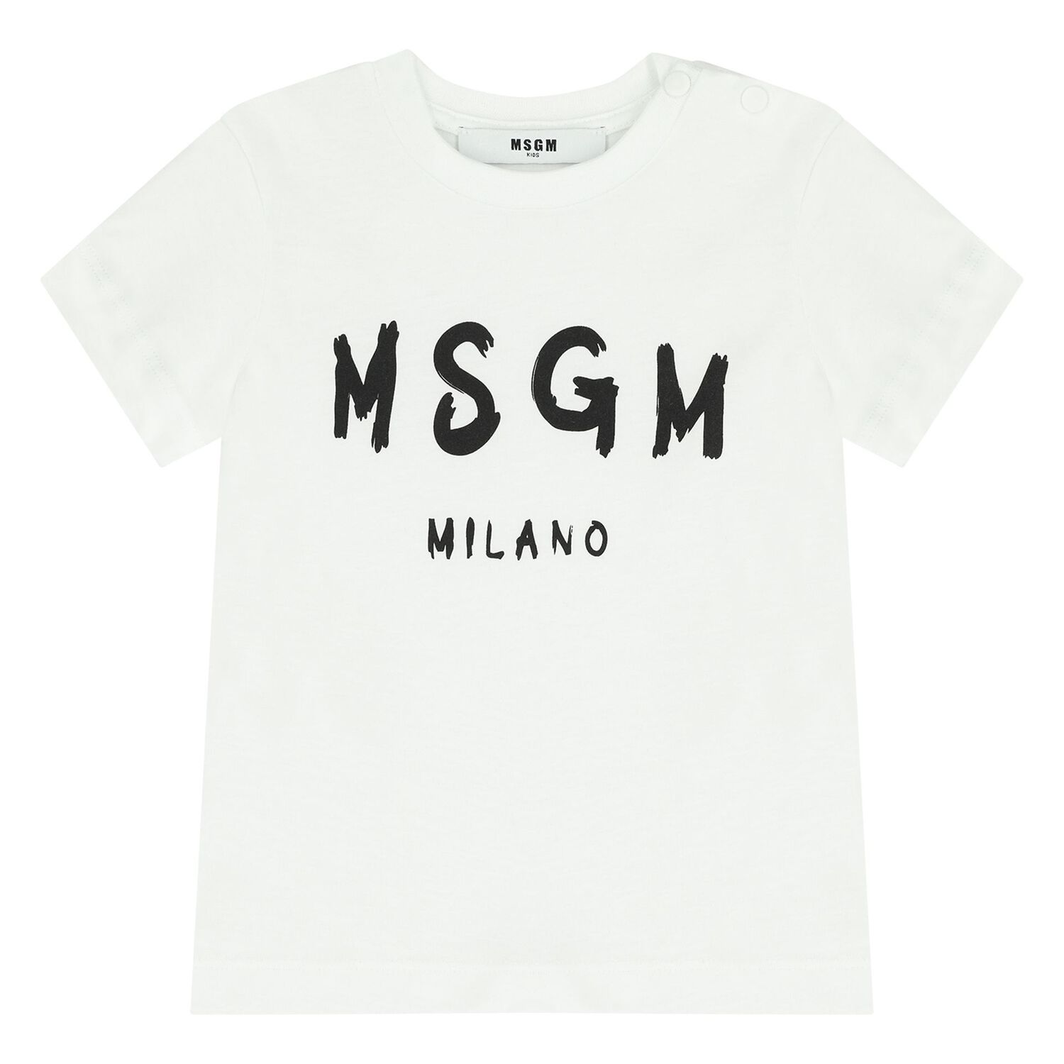 Younger White & Black Logo Shorts Set, 1, hi-res