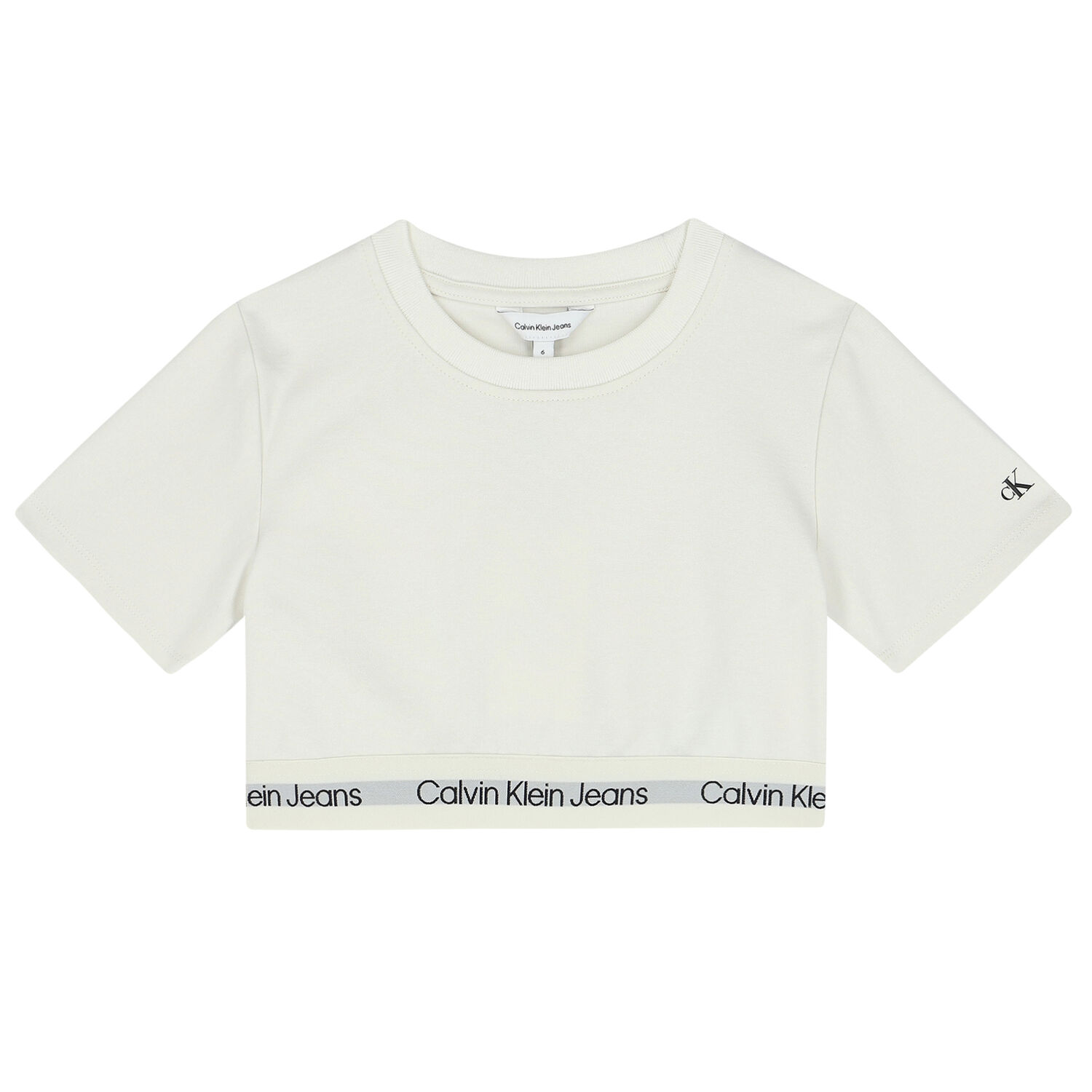 Girls Ivory Logo T-Shirt, 1, hi-res image number null