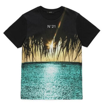 Boys Beach Print T-Shirt