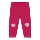 Baby Girls Pink Logo Tracksuit, 1, hi-res