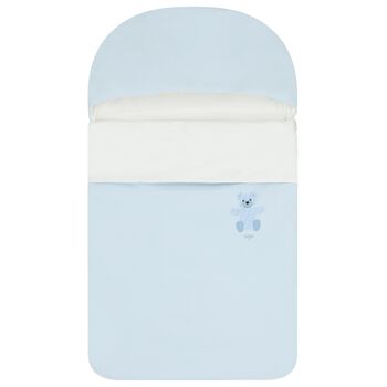 Fendi Baby Boys Blue Teddy Bear Nest, 2 Baby Boys Blue Teddy Bear Nest