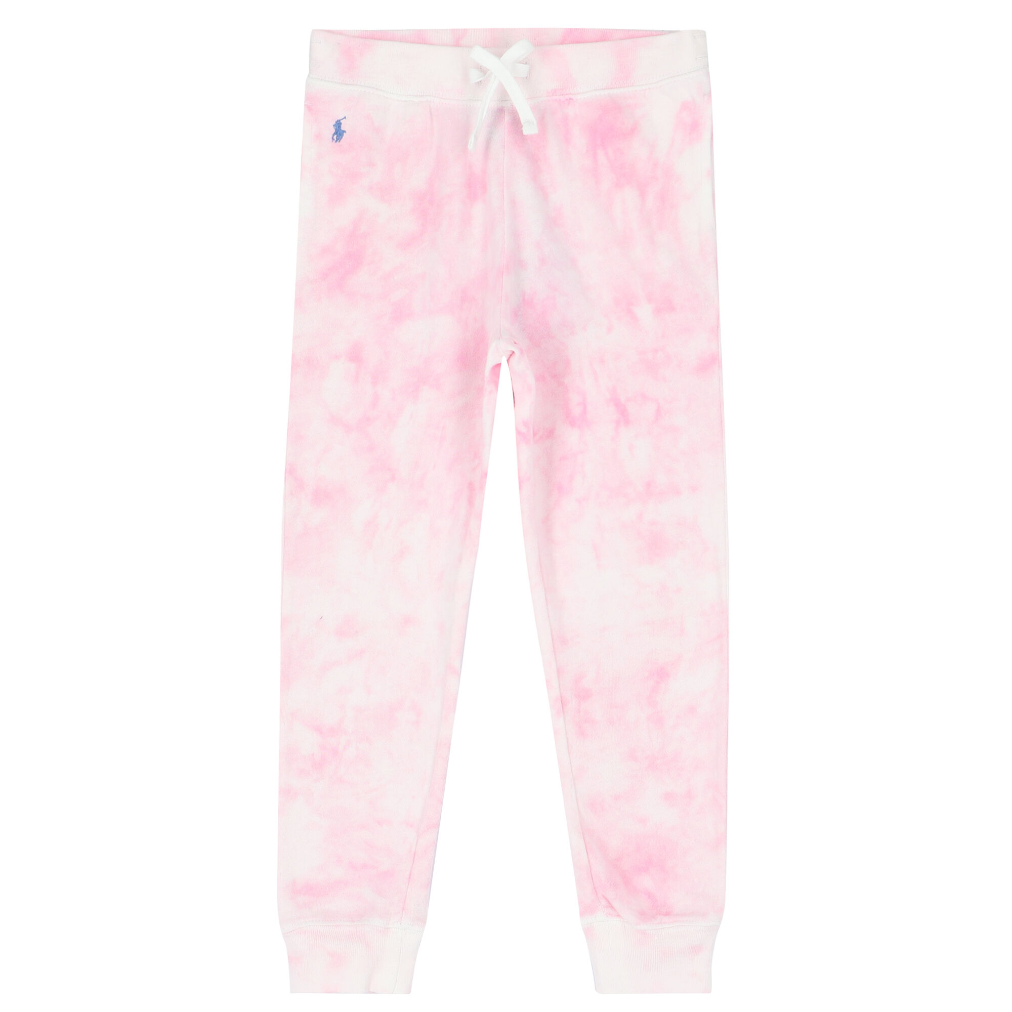 Ralph Lauren Girls Pink Logo Tie Dye Joggers Junior Couture USA