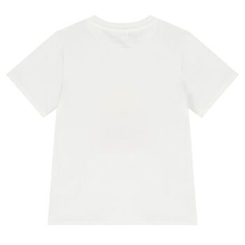 Boys White Squirrel T-Shirt
