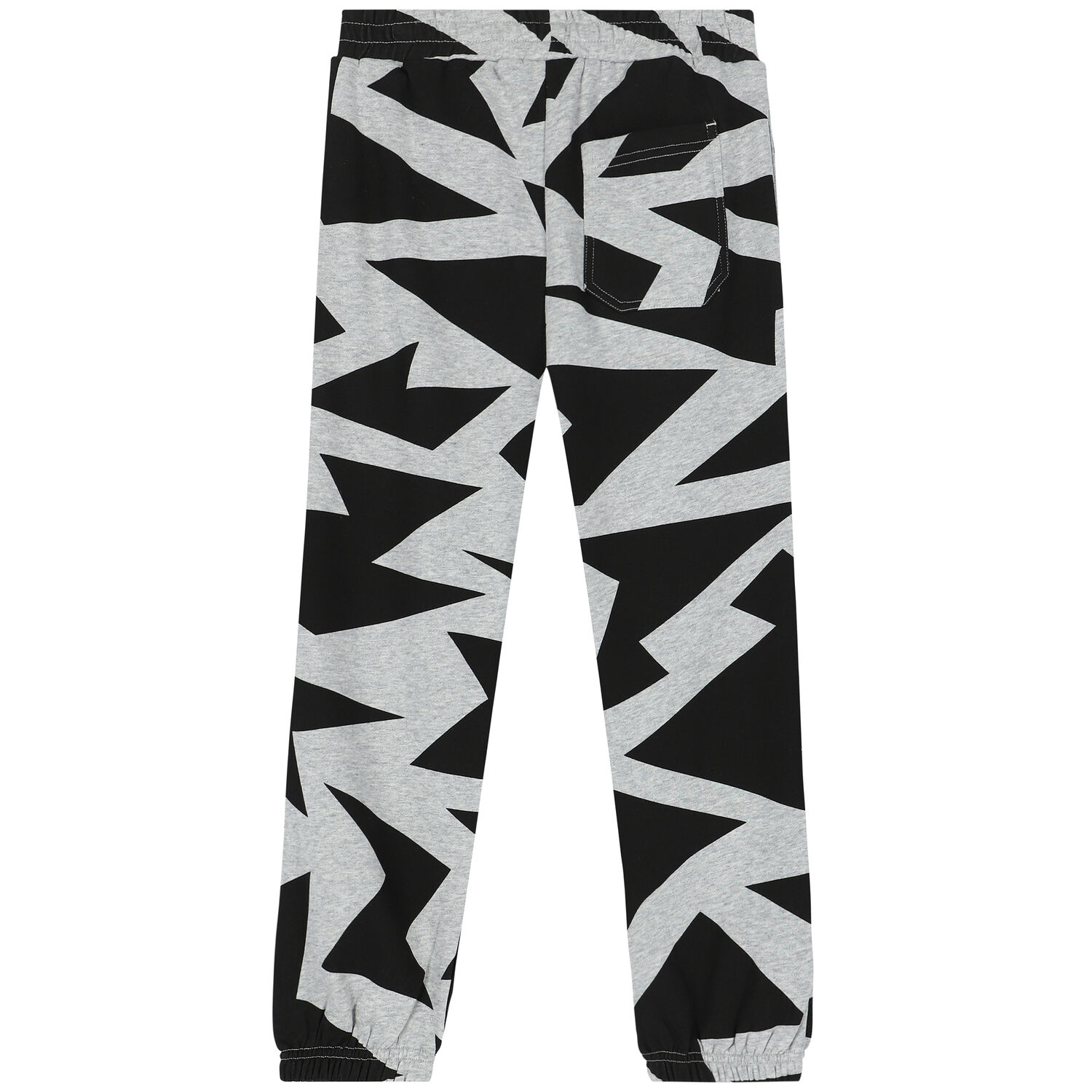 Boys Grey & Black Joggers, 1, hi-res