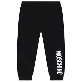 Younger Black Logo Joggers