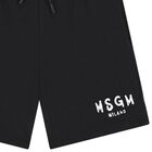 Black Logo Shorts, 3, hi-res