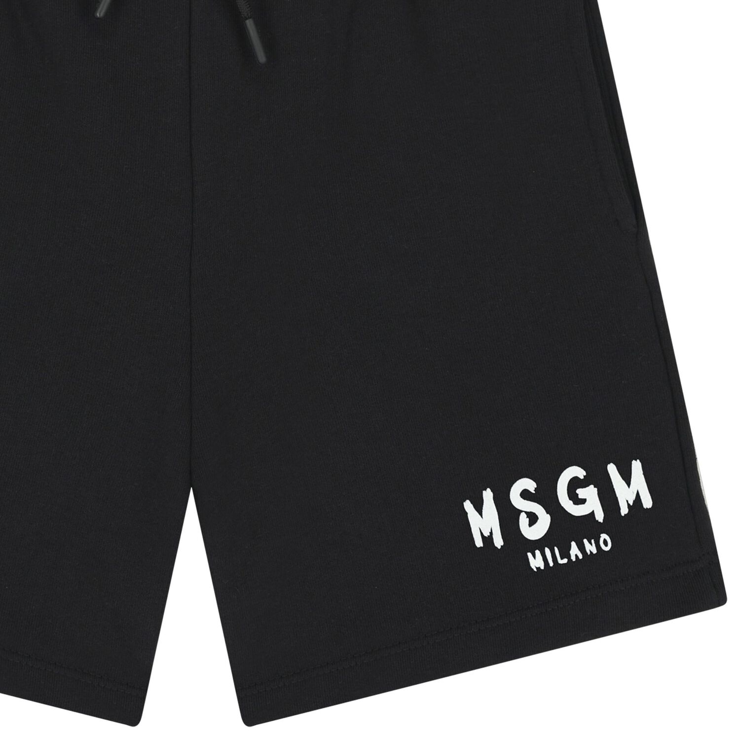 Black Logo Shorts, 3, hi-res