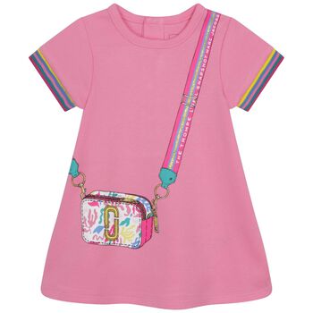 Younger Girls Pink Bag Dress