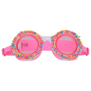Girls Pink Donut Swimming Goggles