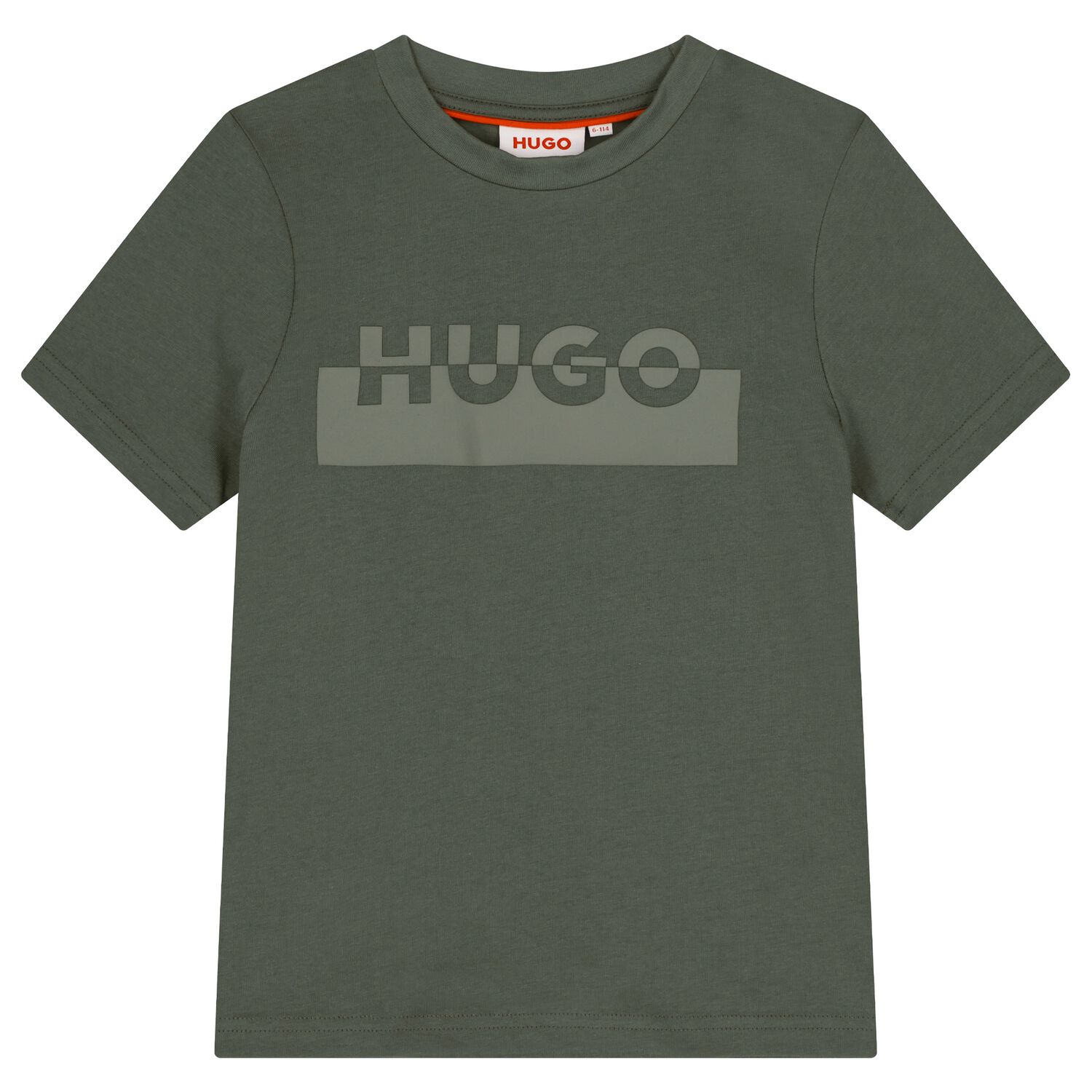 Boys Green Logo T-Shirt, 4, hi-res image number null