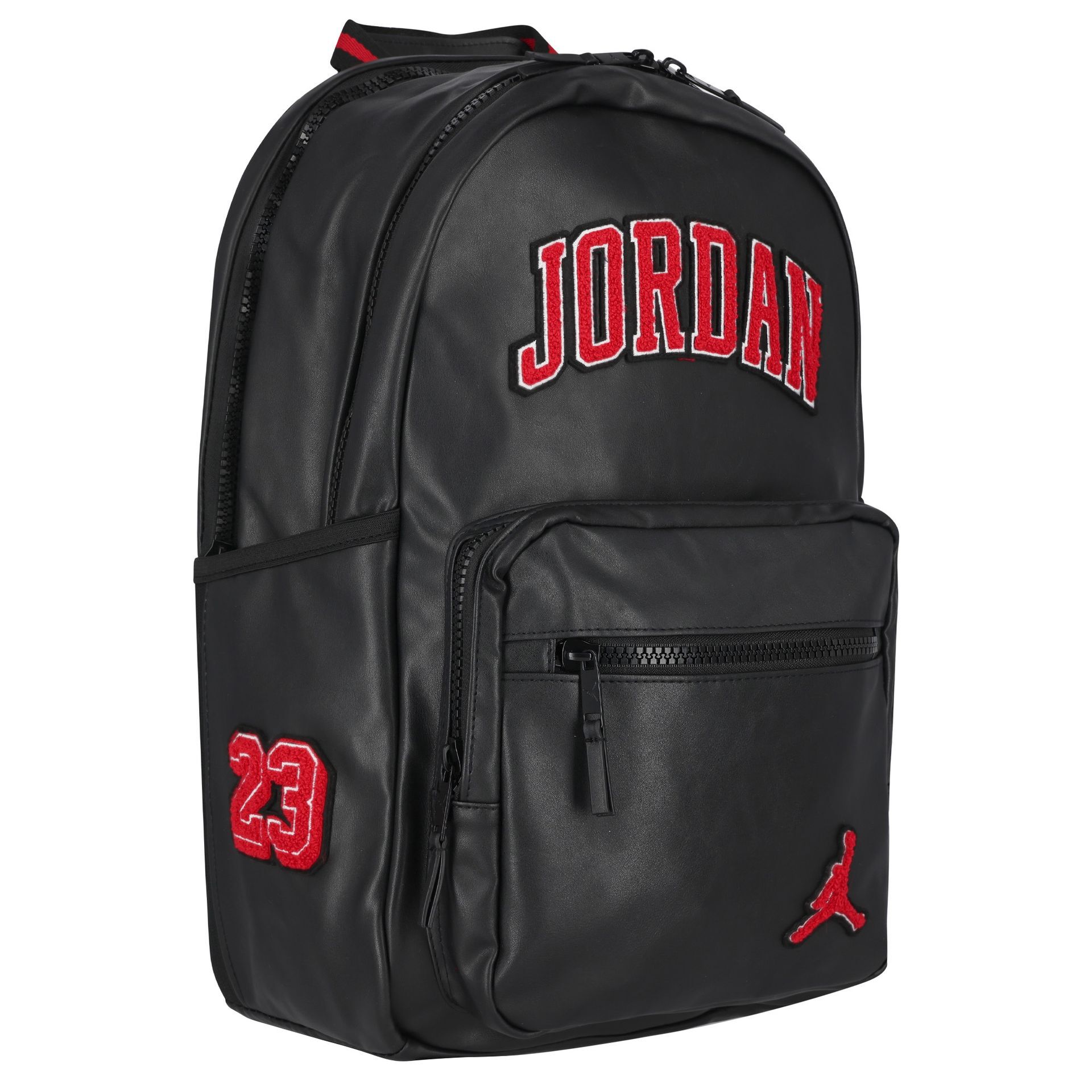 Nike Kids Black Jordan Logo Varsity Backpack | Junior Couture USA