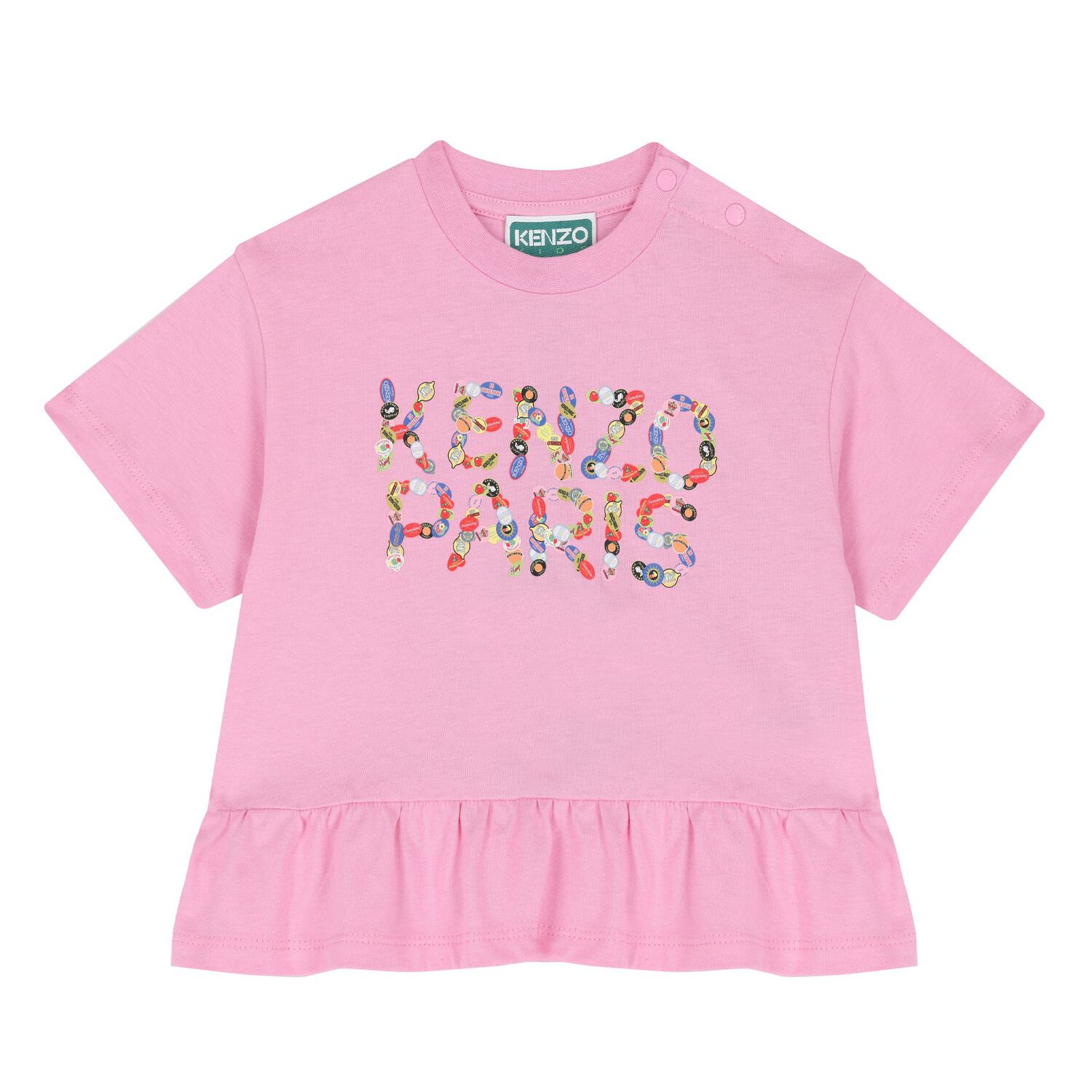 Younger Girls Pink & Ivory Logo Leggings Set, 1, hi-res