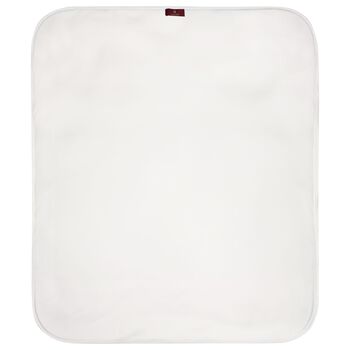 Baby Girls Ivory & Gold Logo Blanket