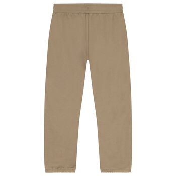 Boys Beige Logo Tracksuit 