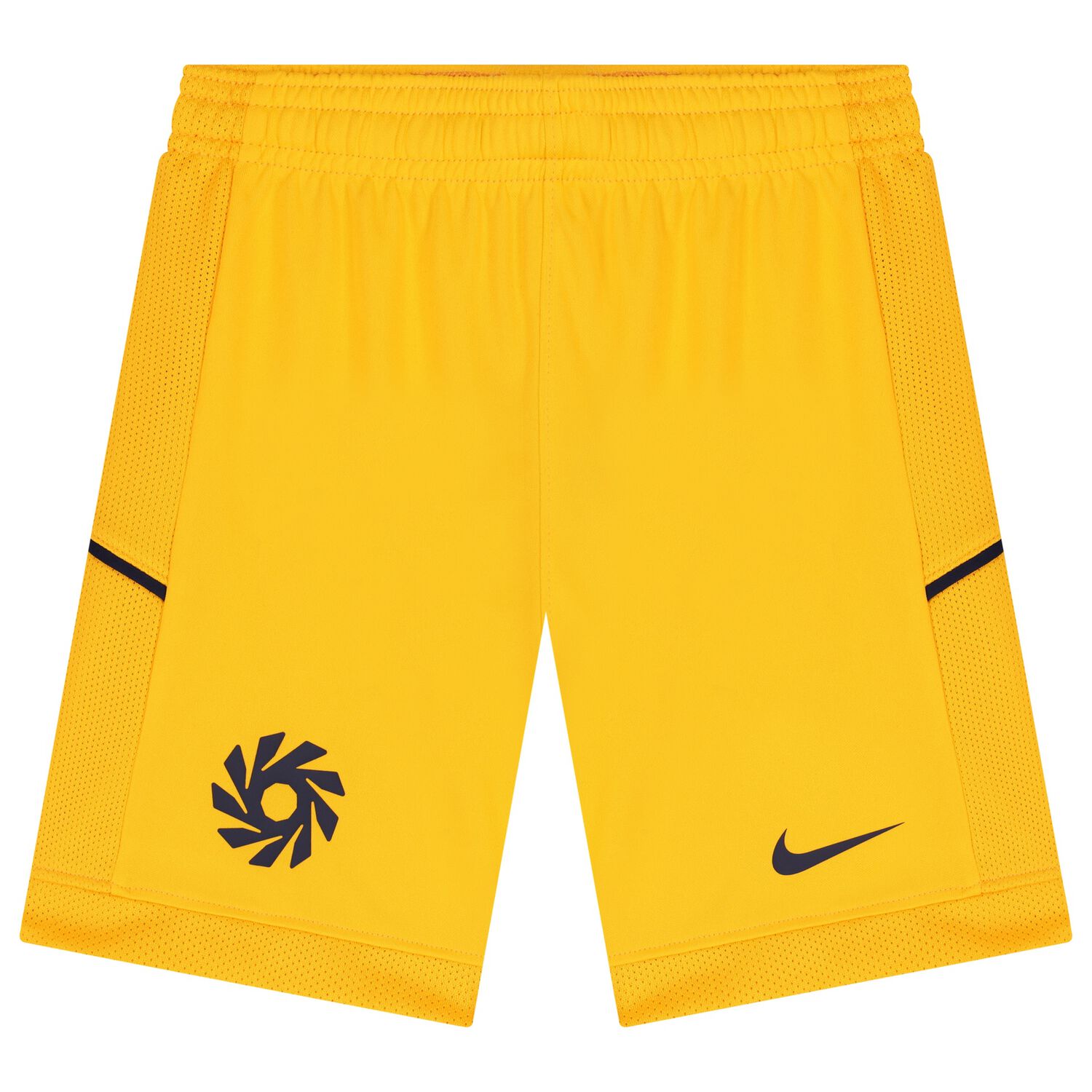 Boys Yellow Haaland Logo Shorts, 2, hi-res
