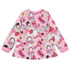 Girls Pink Logo Leggings Set, 1, hi-res