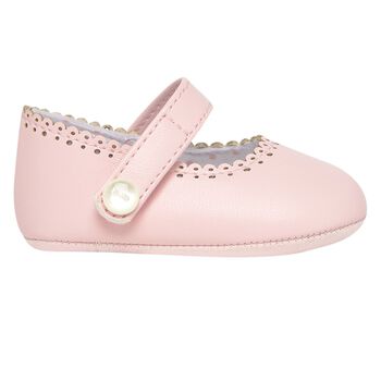 Baby Girls Pink Pre Walker Shoes