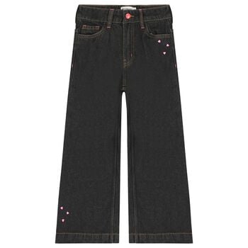 Girls Black Denim Jeans