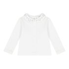 Baby Boys White & Blue Dungaree Set, 1, hi-res