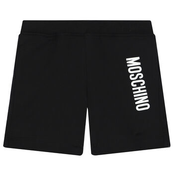 Black Logo Shorts