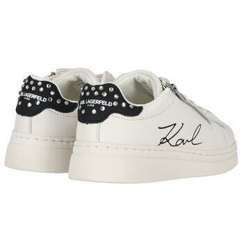 Girls Mini Me Logo Trainers