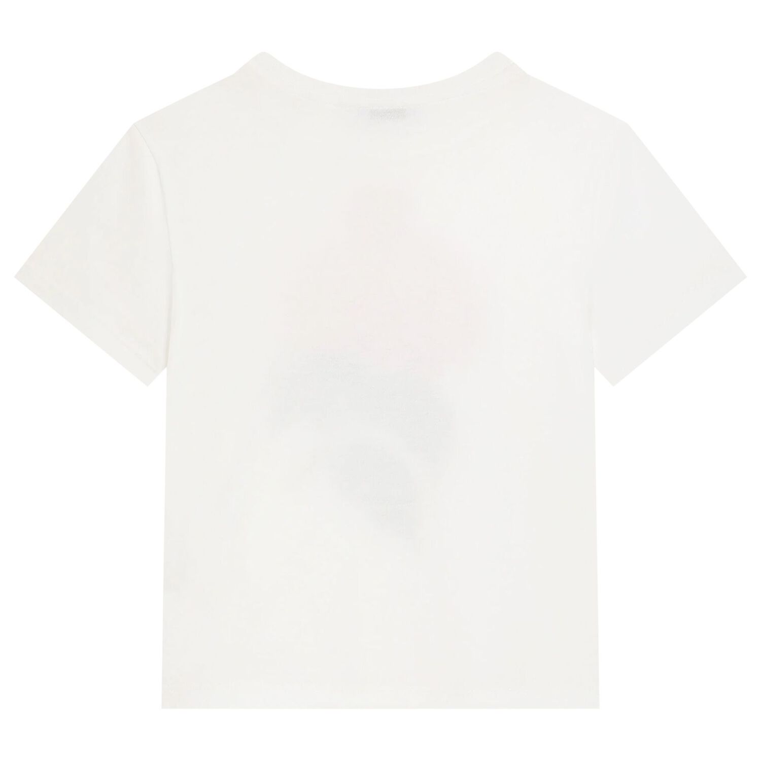 Girls Ivory Flower Logo T-Shirt, 1, hi-res