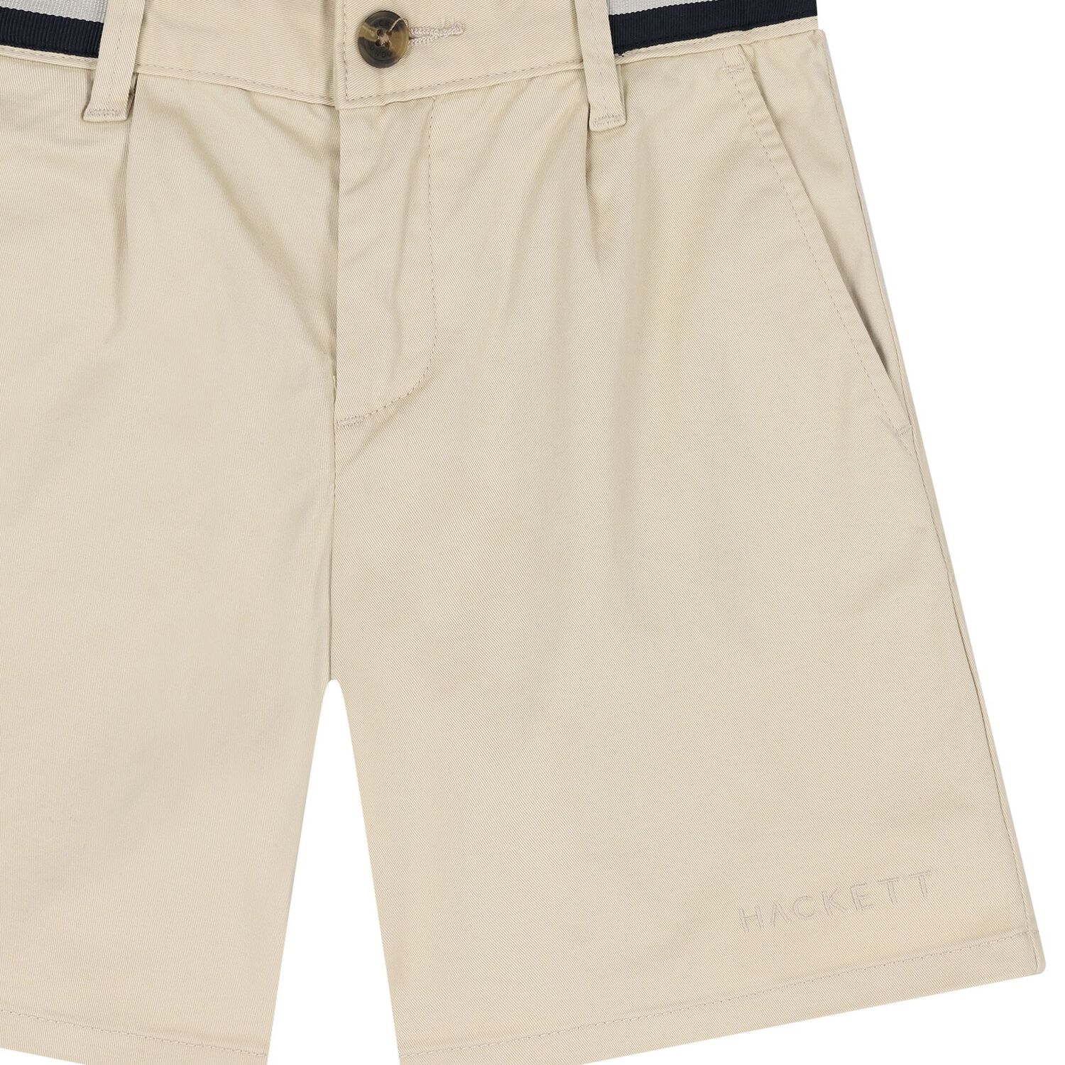 Boys Beige Logo Shorts, 1, hi-res