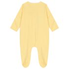 طقم ملابس أطفال بناتي أبيض وأصفر على شكل منطاد هواء ساخن (عبوة من قطعتين), 1, hi-res