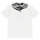 Boys White Logo T-Shirt , 1, hi-res