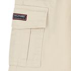 Boys Beige Logo Trousers, 1, hi-res