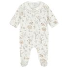 Ivory & Beige Teddy Bear Babygrow, 1, hi-res