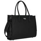 شنطة مواليد بالشعار باللون الأسود للأطفال , 1, hi-res