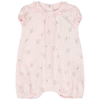 Baby Girls Pink Organic Cotton Shortie