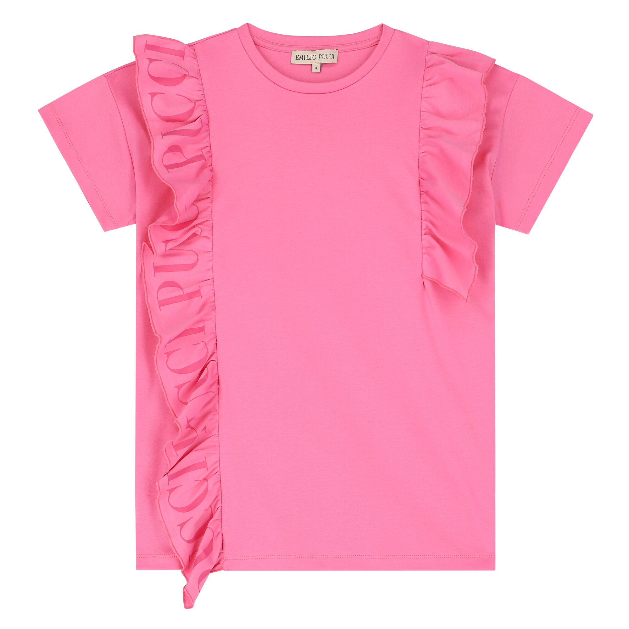 PUCCI Junior terrycloth-logo T-shirt | White | FARFETCH