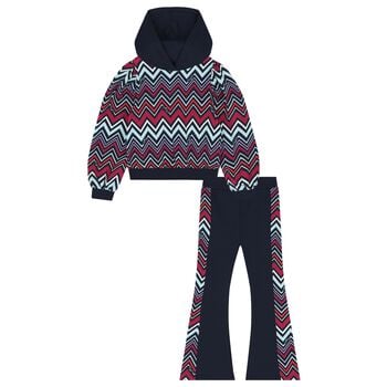 Girls Multi-Coloured Zig Zag Tracksuit