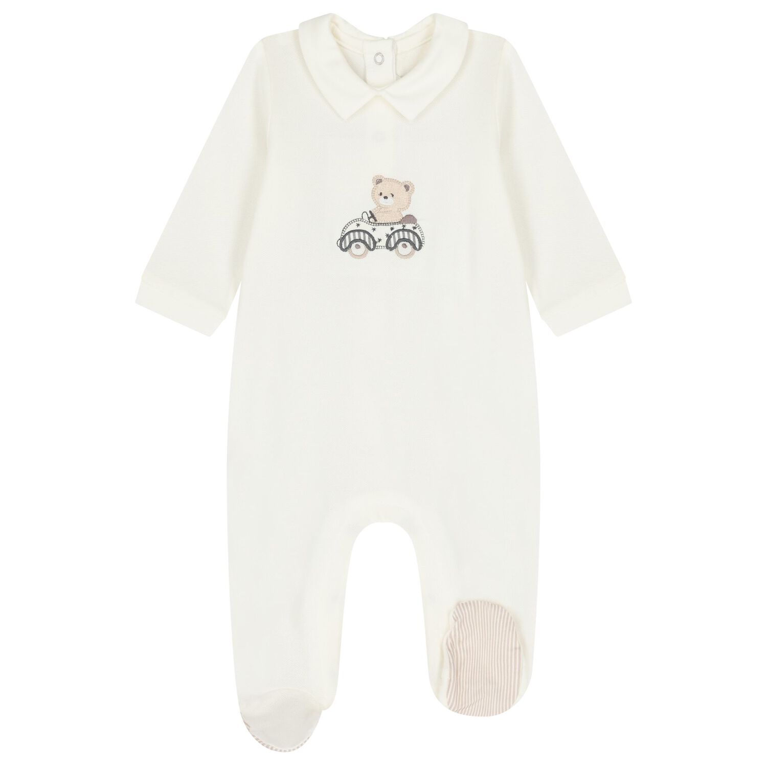 Baby Boys Ivory Babygrows ( 2-Pack ), 1, hi-res