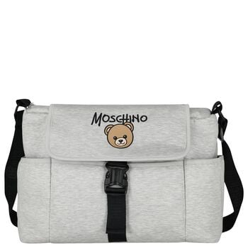 Grey Teddy Bear Logo Baby Changing Bag ( 40CM )