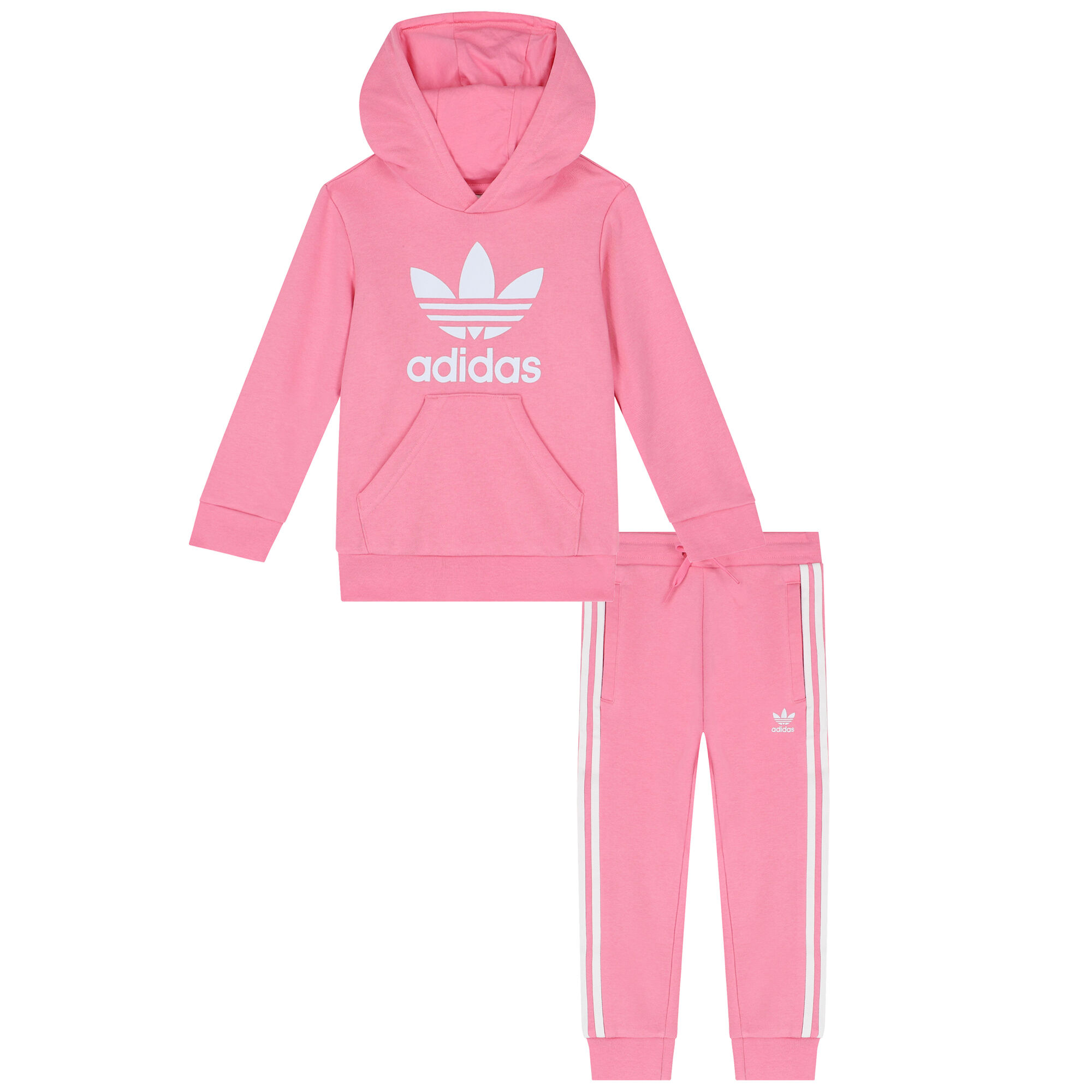 Pink adidas baby tracksuit top